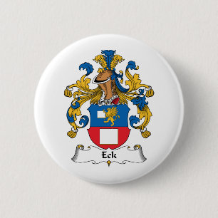 Eck Family Crest 2 Inch Round Button