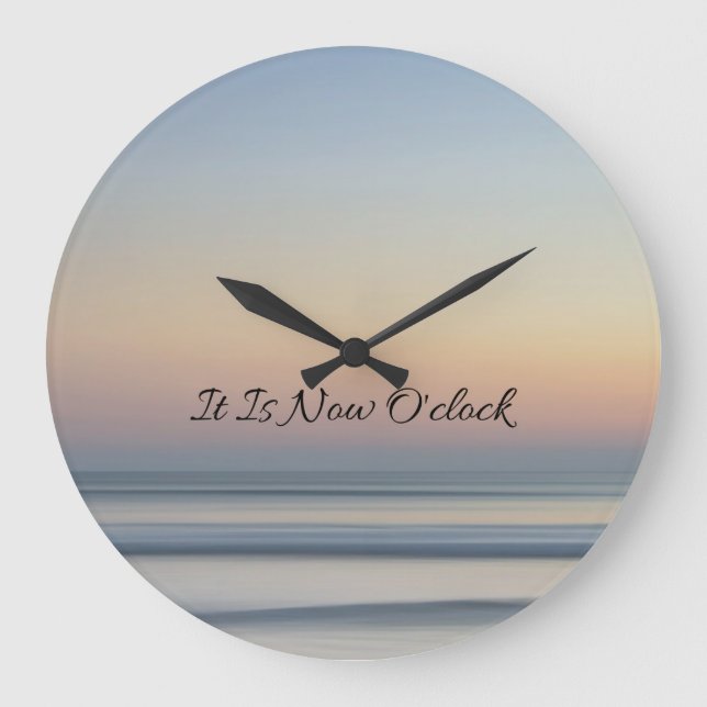 Eckhart Tolle Quote Clock (Front)