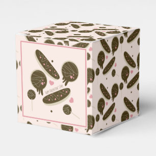  Eclair Doughnuts Cake Pops Valentine's Day Party  Favor Box