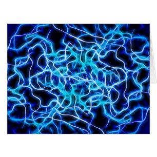 Éclair électrique néon bleu Tesla Coil