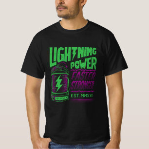 Éclair, T-shirt portant le vêtement de rue