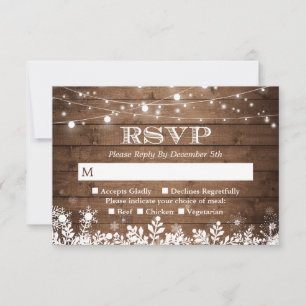 Éclairage à cordes rustiques Snowflakes hiver RSVP