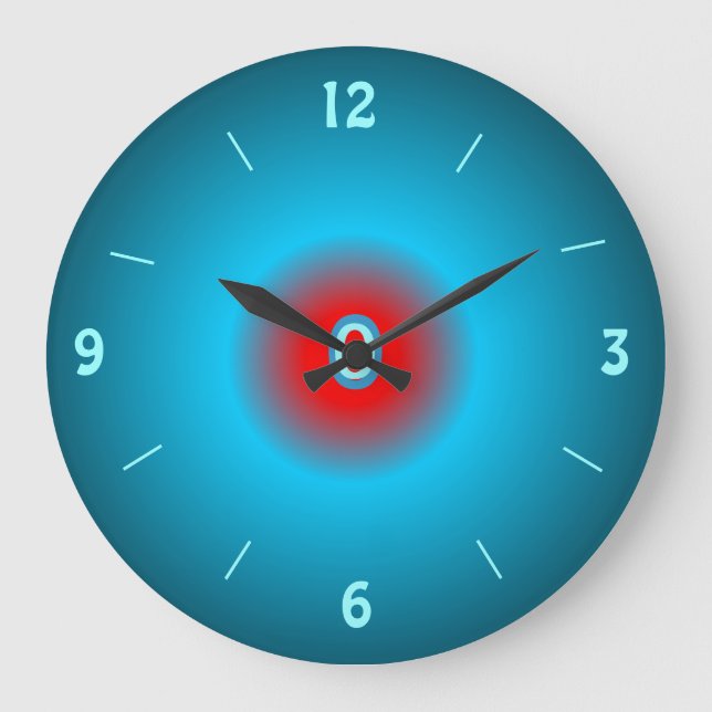Eclairage vert/rouge> Horloge murale (Recto)