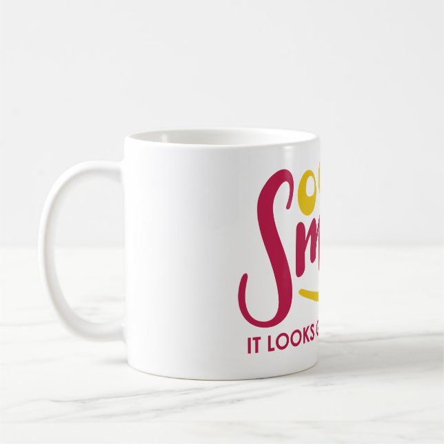 Éclaircissez votre journée d'une tasse de sourire  (Gauche)