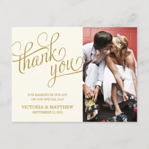ÉCLAIRÉ   CARTE POST MERCI MARIAGE