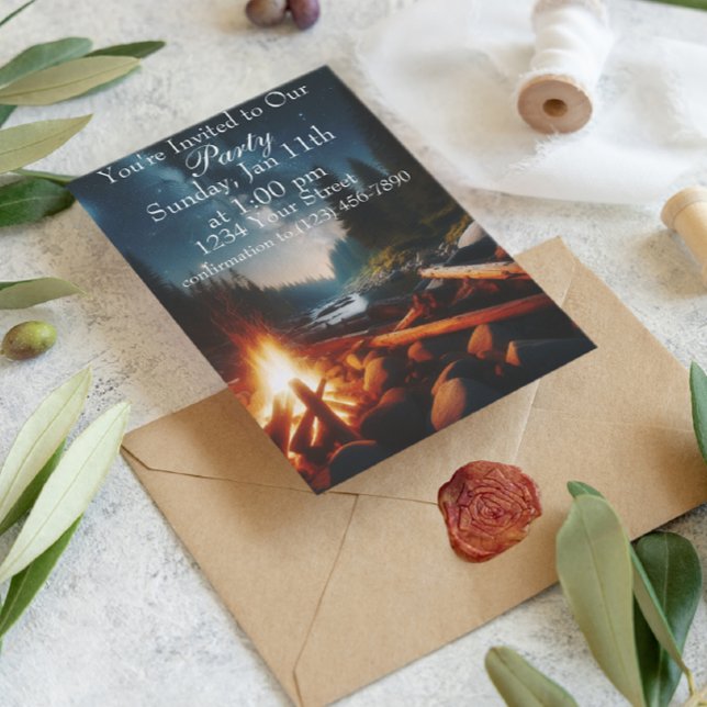 Éclairer la nuit avec feu et Invitation de passion (Créateur téléchargé)