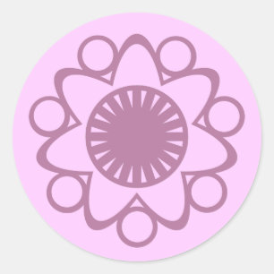 Éclat avec Stickers Fleur Vie, Lavande