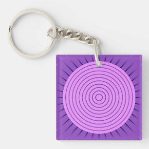 Éclat de soleil géométrique moderne - Violet améth