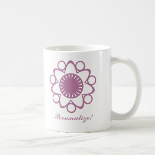 Éclatement avec Mug Fleur de Vie, Lavande