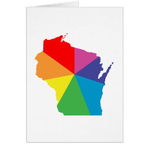 éclatement de la couleur de wisconsin