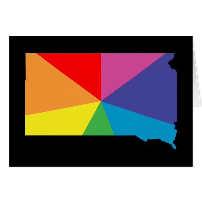 éclatement de la couleur du dakota sud (Devant horizontal)