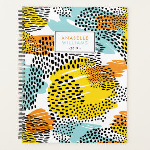 Eclectic Animal Print Personalized Planner