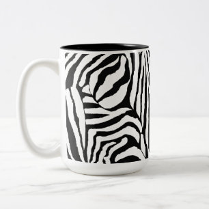 Eclectic Animal Prints Two-Tone Mug – 15 oz