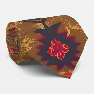Eclectic Aztec Style Neck Tie