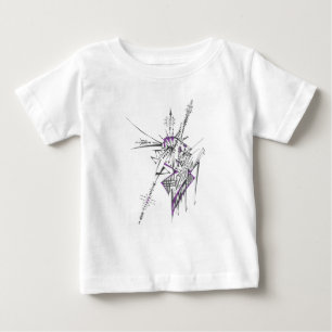 Eclectic Colourful Abstract Tribal Tattoo Art Baby T-Shirt
