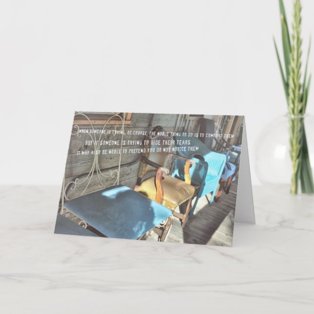 ECLECTIC Greeting Card (Front)