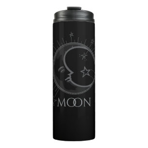 Eclectic Moon Flask Custom Name Thermal Tumbler
