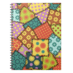 Eclectic Patchwork: Diverse Pattern Mix Notebook