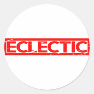Eclectic Stamp Classic Round Sticker