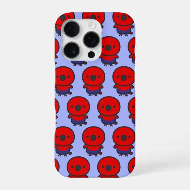 Eclectus Parrot / Female iPhone Case (Back)