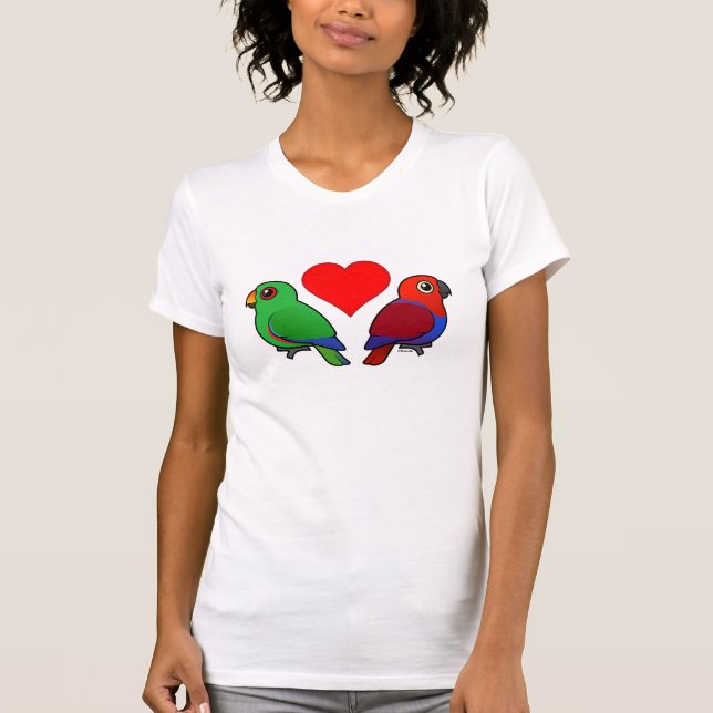 Eclectus Parrot Love T-Shirt (Front)