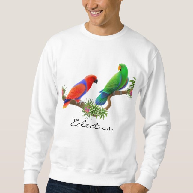 Eclectus Parrots le sweatshirt (Devant)