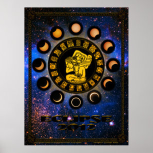 Eclipse 2012 by Garret Moore Poster