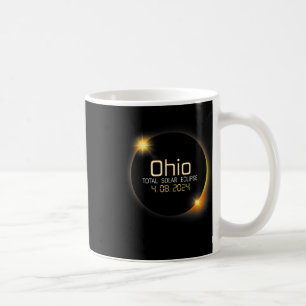 Eclipse 2024 Shirt State Ohio Total Solar Eclipse Coffee Mug