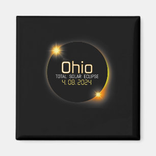 Eclipse 2024 Shirt State Ohio Total Solar Eclipse  Magnet
