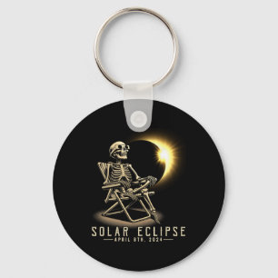 Eclipse 2024 Shirt Total Eclipse April 8th 2024 Sk Keychain