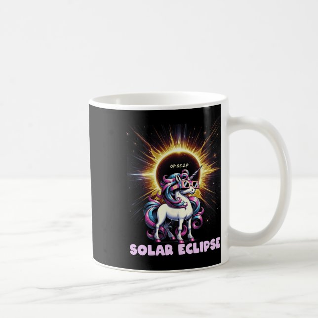 Eclipse 2024 Shirt Total Eclipse April 8th 24 Unic Coffee Mug (Right)