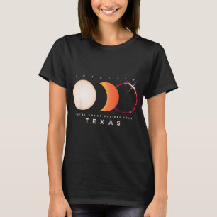 Eclipse 2024 Texas Total Eclipse America Graphic  T-Shirt