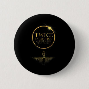Eclipse 2024 Total 2024 Solar Eclipse 2024 040824  2 Inch Round Button