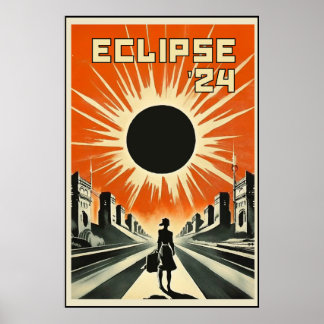 Eclipse '24 Propaganda Girl Poster