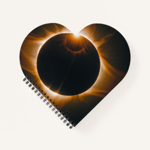 Eclipse and space Cosmos colours Notebook