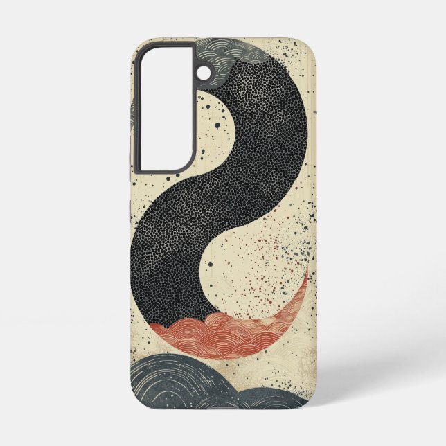 Eclipse Curl Phone Case (Back)