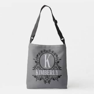 "Eclipse" Customizable Monogram  Crossbody Bag