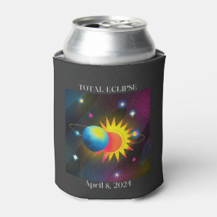 Eclipse Flare 04.08.24 Total Solar Eclipse USA Can Cooler