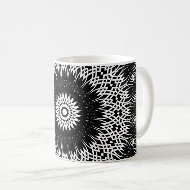 Eclipse Mandala 2 Coffee Mug (Front Right)