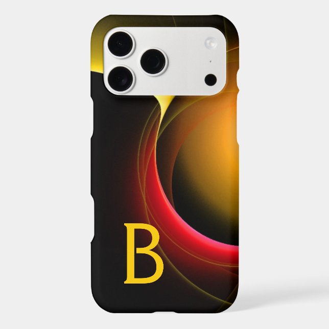 ECLIPSE MONOGRAM Vibrant black yellow (Back)