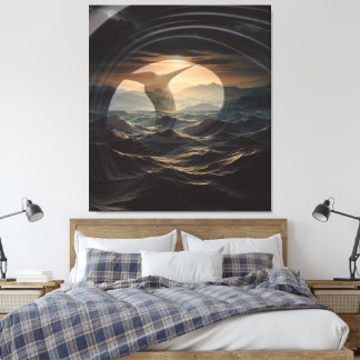 Eclipse of the Abyss Canvas Print