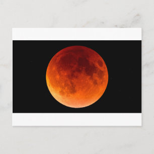 Eclipse of the Blood Moon Postcard