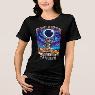 Eclipse Of The Century Aug 2,2027 Tangier Tri-Blend Shirt
