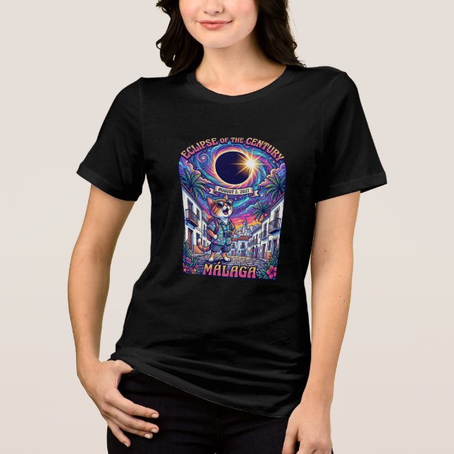 Eclipse Of The Century August 2,2027 Malaga Tee (Front)