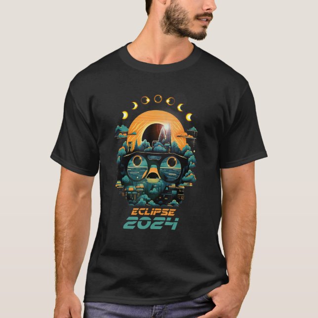 Eclipse Phases Total Solar Eclipse 2024 T-Shirt (Front)