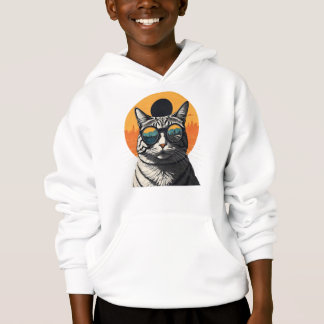 Éclipse solaire, 2024 Chat Portant des éclips sola