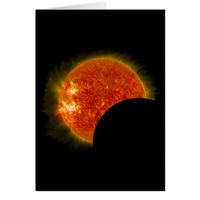 Éclipse solaire en cours (Devant)