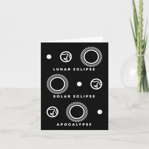 Eclipse Solar Eclipse Apocalypse Card