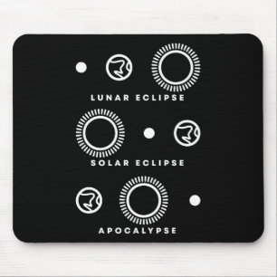 Eclipse Solar Eclipse Apocalypse  Mouse Pad