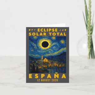 Eclipse Solar Total España 2026 Card